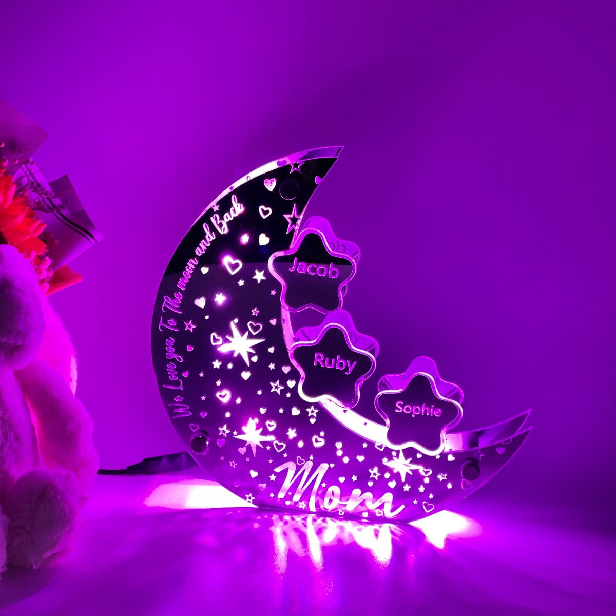 Personalized Celestial Moon Light LED neon sign product image