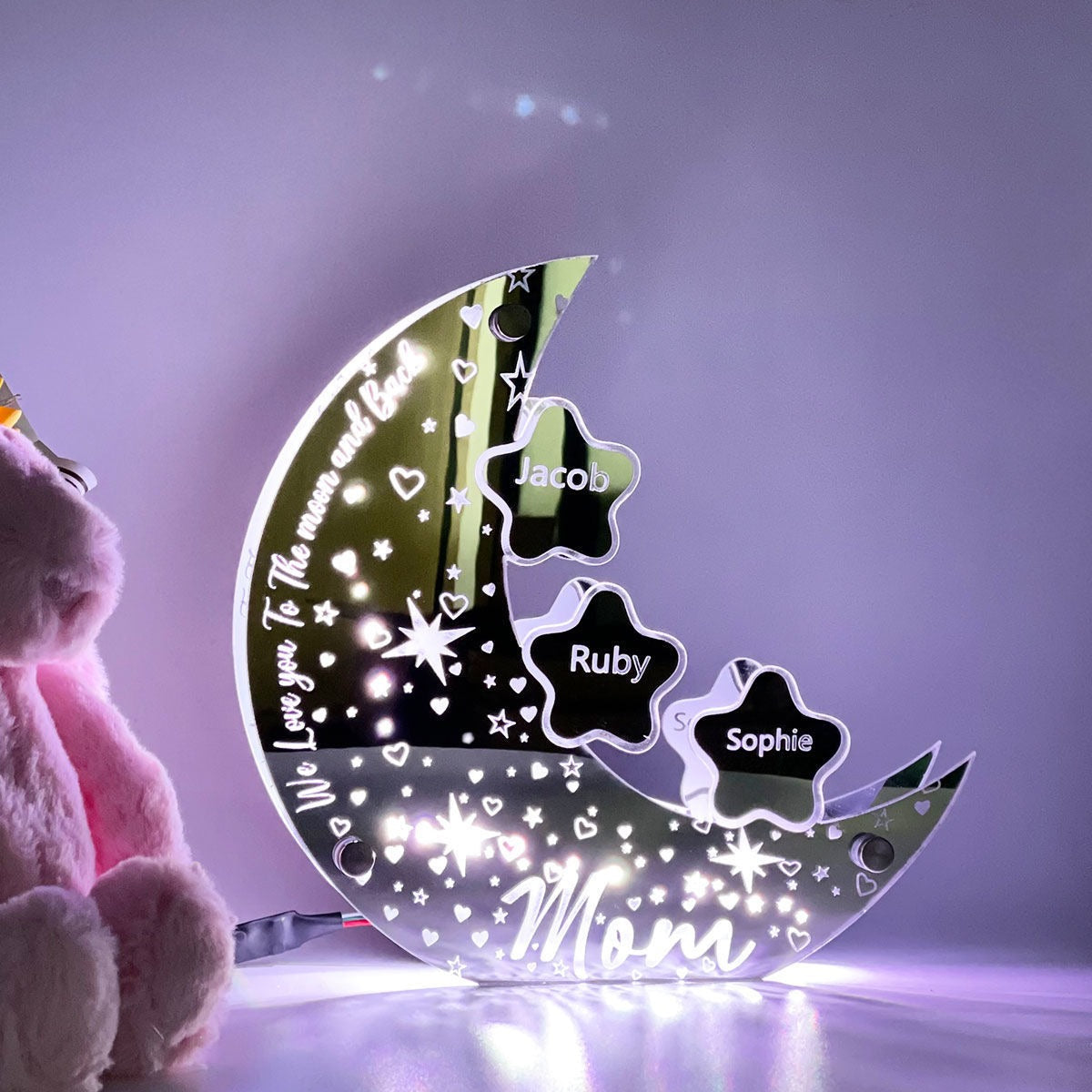 Personalized Celestial Moon Light LED neon sign product image