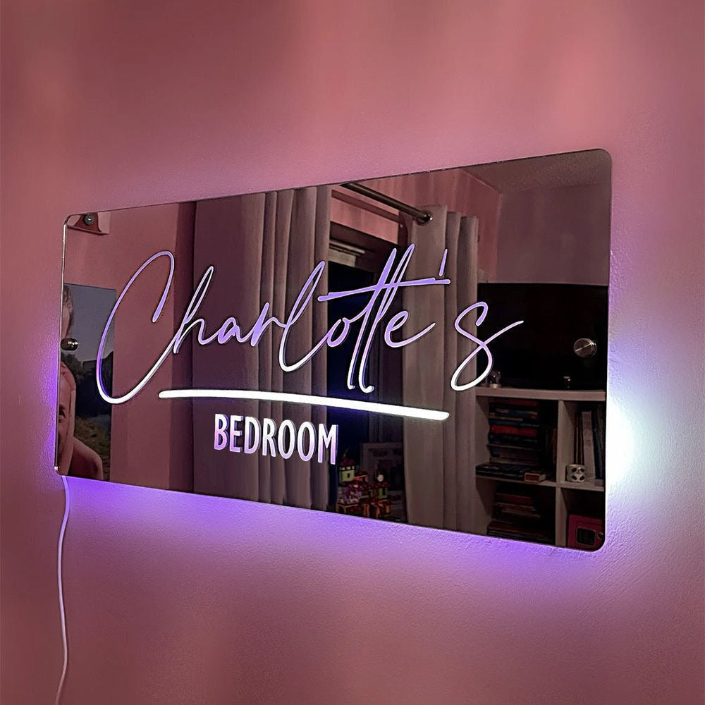 Personalized Name LED Neon Mirror LED neon sign product image