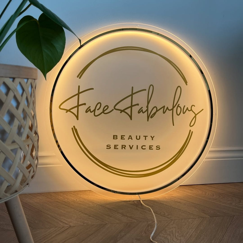 Custom LED Backlit Acrylic Sign LED neon sign by NeonCS